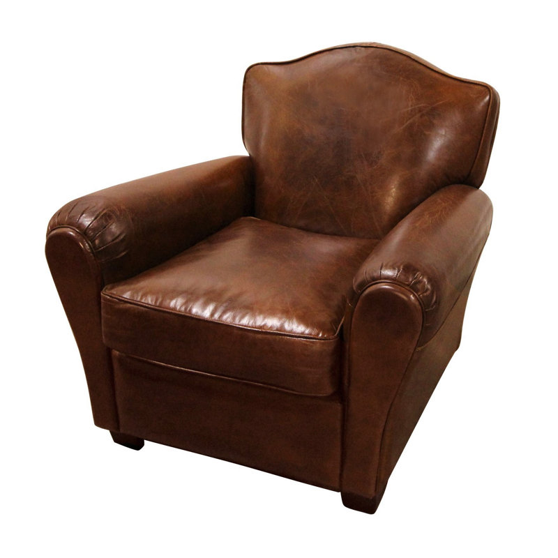 White x White French Club Chair & Reviews Wayfair